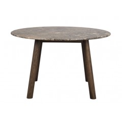 RO Taransay Dining Table Marble Brown/Brown